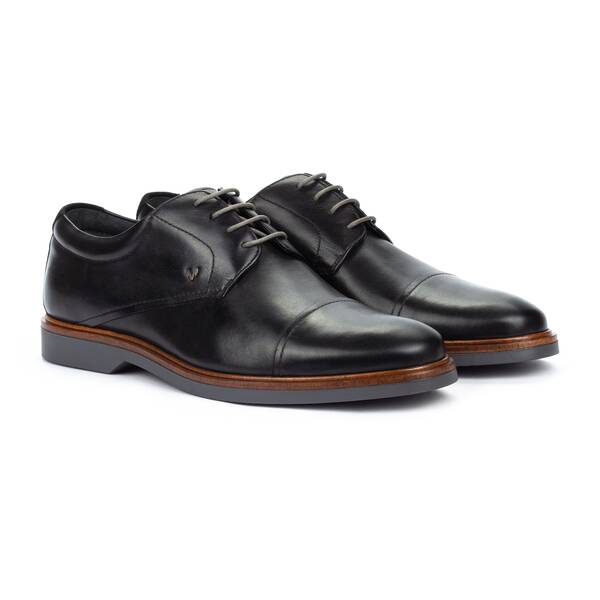 Blucher de piel LENNY 1384 Martinelli de hombre de color Negro Hombre Zapatos de Zapatos con cordones de Zapatos Derby 