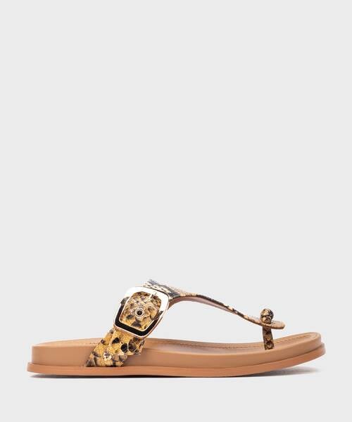 Flat Sandals | TANARO S035-B576SY | TAUPE | Martinelli