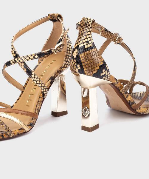 Heeled Sandals | LUPETTA 1703-B210TA | TAUPE | Martinelli