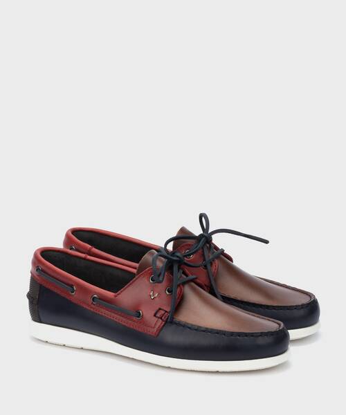 Boat shoes | HARRISON 1560-2576BYM | RED | Martinelli