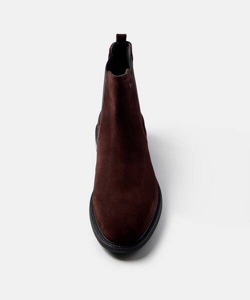 Men ankle boots , ALBANY C020 , ALBANY C020-2902X , DARKBROWN