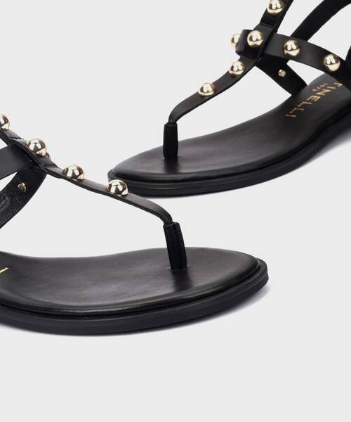 Flat Sandals | MAZZINI 1535-B158K | BLACK | Martinelli