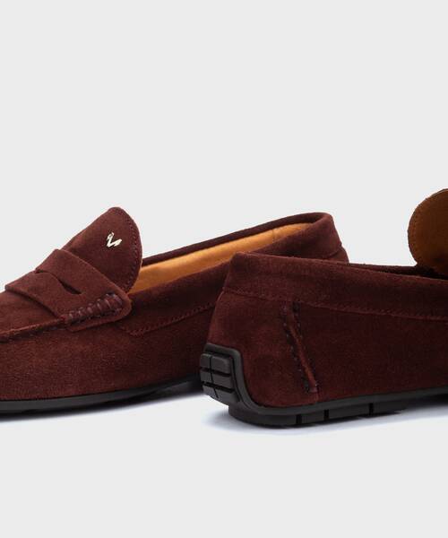 Slip on Loafers | PACIFIC 1411-2496X | WINE | Martinelli