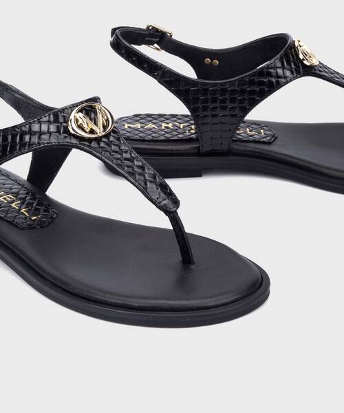 Flat Sandals | MAZZINI 1535-B006G | BLACK | Martinelli