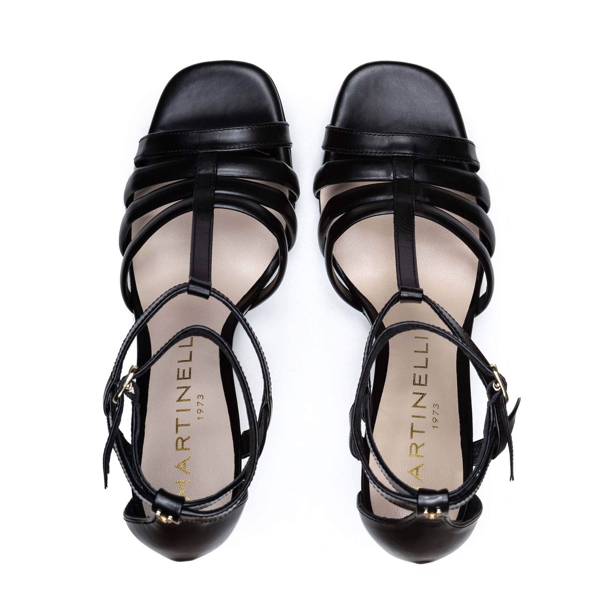 Heeled Sandals | ANYA 1639-A965P, BLACK, large image number 100-1639-A965P_000_Martinelli_ANYA_BLACK_full.jpg | null