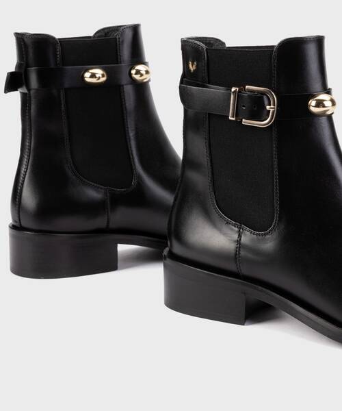 Flat ankle boots | RESSI 1718-A933K | BLACK | Martinelli