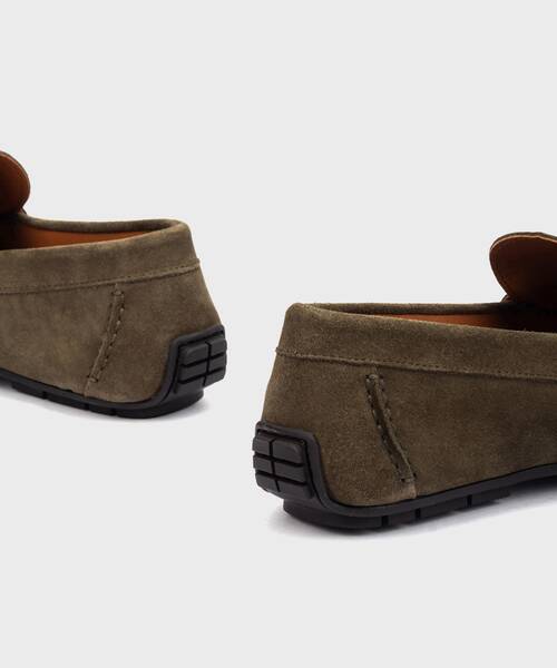 Slip on Loafers | PACIFIC 1411-2496W | OLIVE | Martinelli
