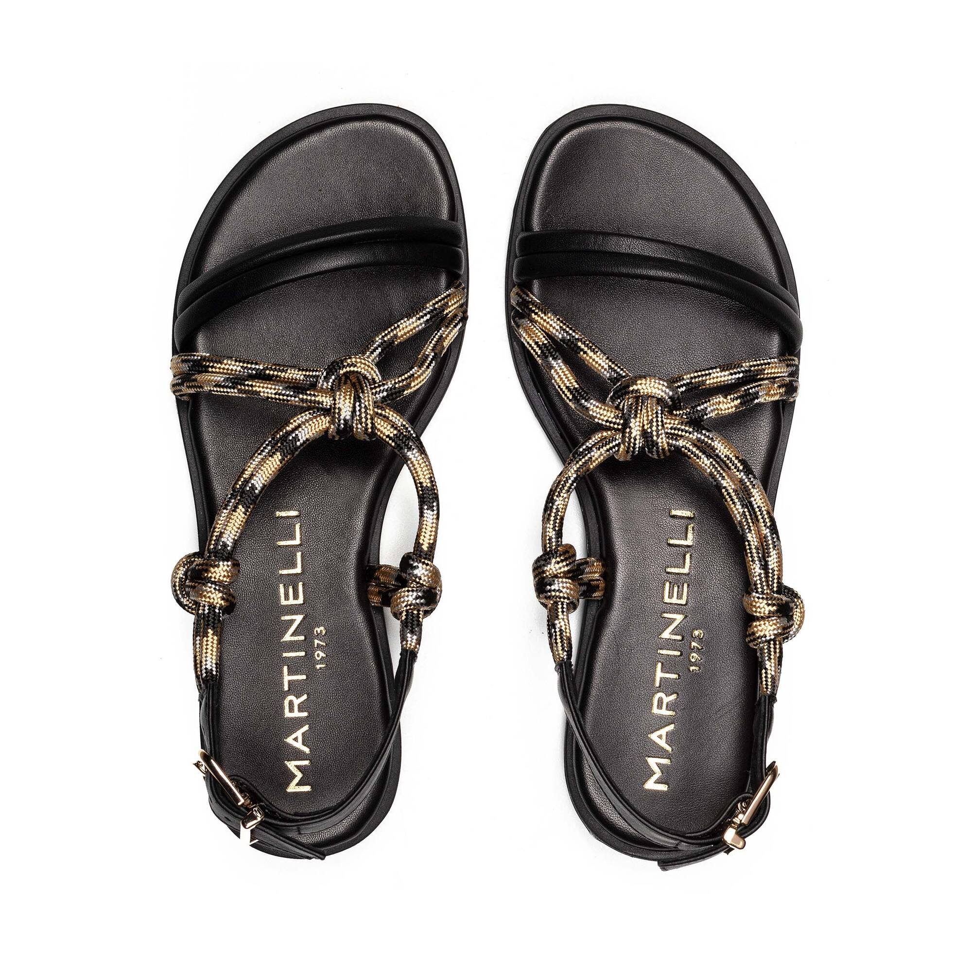 Flat Sandals | MAZZINI 1535-B259Z, BLACK, large image number 100-1535-B259Z_000_Martinelli_MAZZINI_BLACK_full.jpg | null