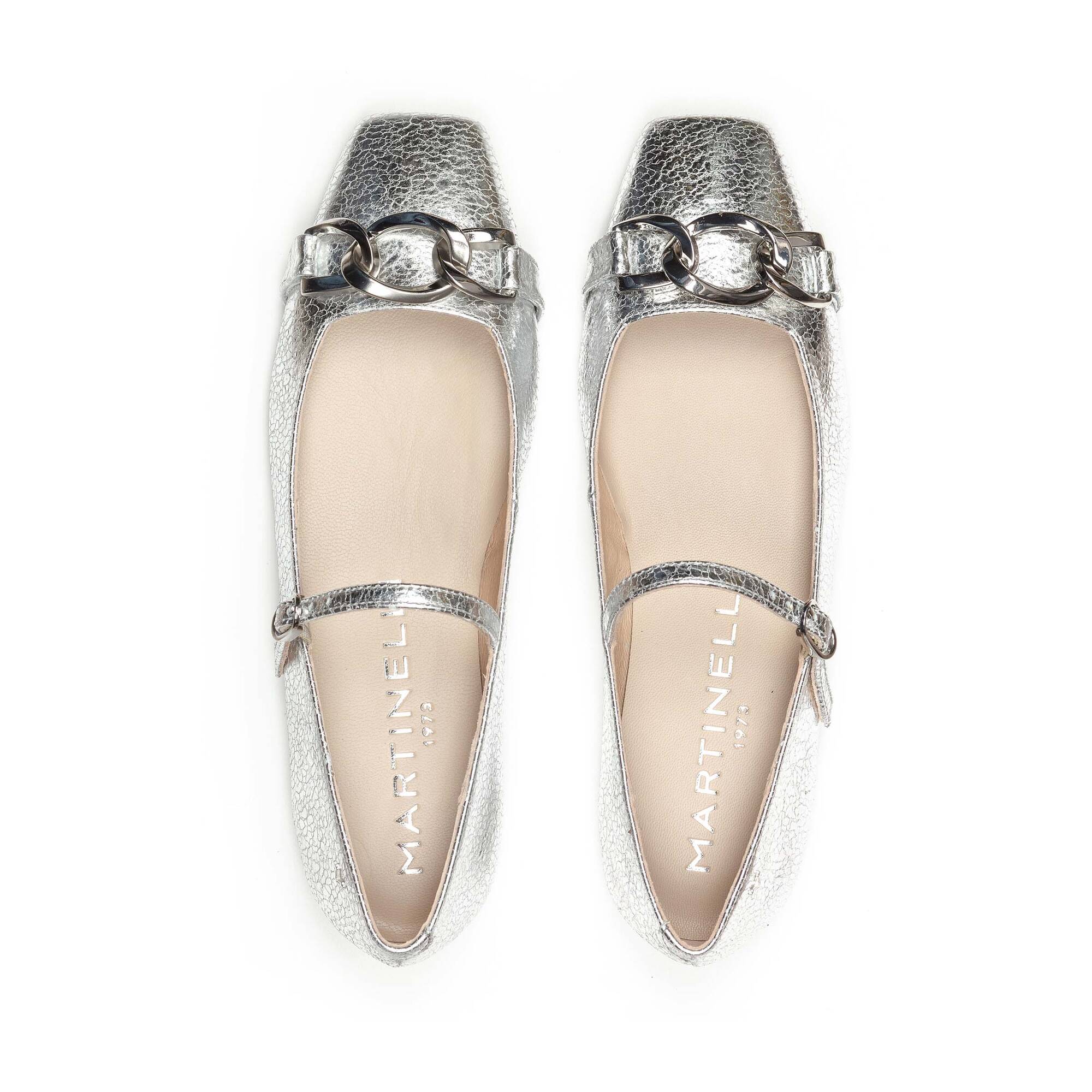 Ballet flats | ORSOLA 1742-B326N, PLATA, large image number 100-1742-B326N_095_Martinelli_ORSOLA_PLATA_full.jpg | null