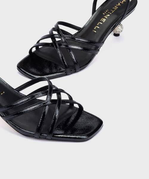 Heeled Sandals | LESINA 1745-B341D | BLACK | Martinelli