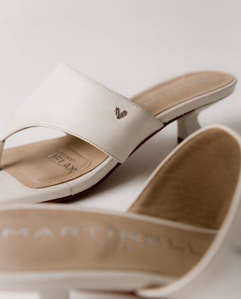 Heeled Sandals | BORROMEI S032-B594Z | CRUDO | Martinelli