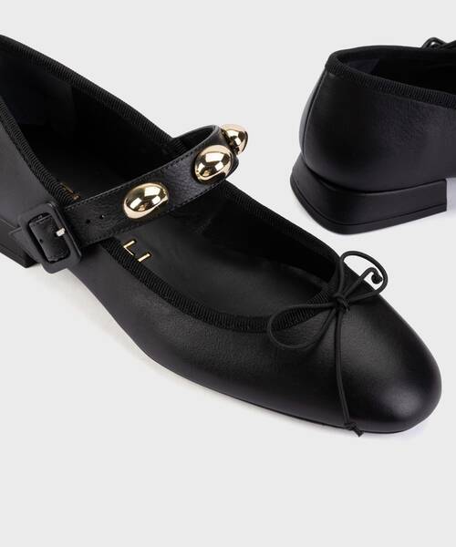 Ballerines | QUIRINALE 1724-A998PY | BLACK | Martinelli