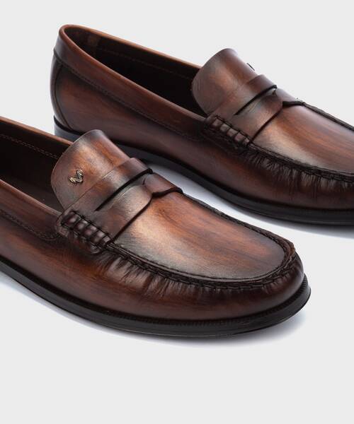 Slip on Loafers | FORTHILL 1623-2760P | CAFE | Martinelli