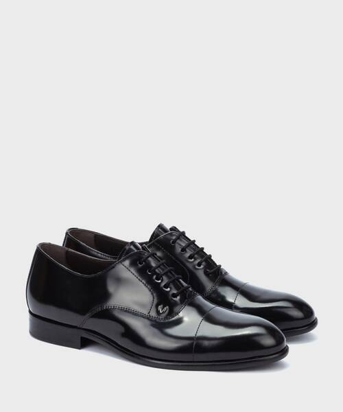 Blucher de piel GARNETT 1444 Martinelli de hombre de color Negro Hombre Zapatos de Zapatos con cordones de Zapatos Derby 