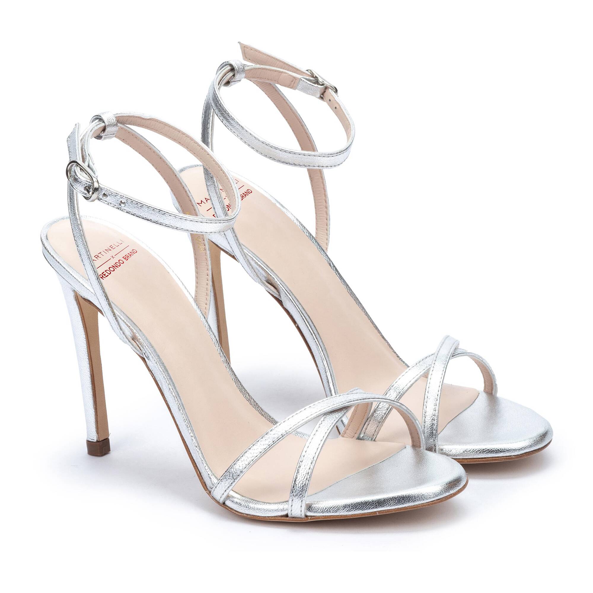 Heeled Sandals | LOREN 1670-B045S, PLATA, large image number 20-1670-B045S_095_Martinelli_LOREN_PLATA_full.jpg | null