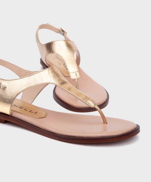 Sandalias planas | MAZZINI MT1535-B159S | GOLD | Martinelli