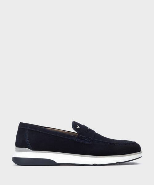 Slip on Loafers | WALDEN 1606-2741X | DARKBLUE | Martinelli