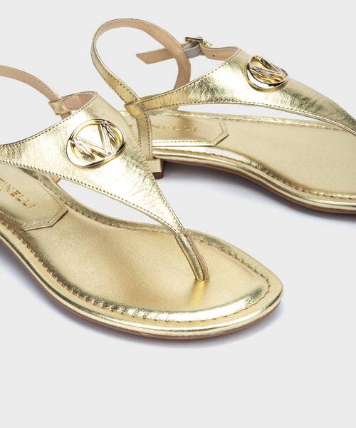Sandalias planas | ELYSEES 1561-A306S | PLATINO | Martinelli