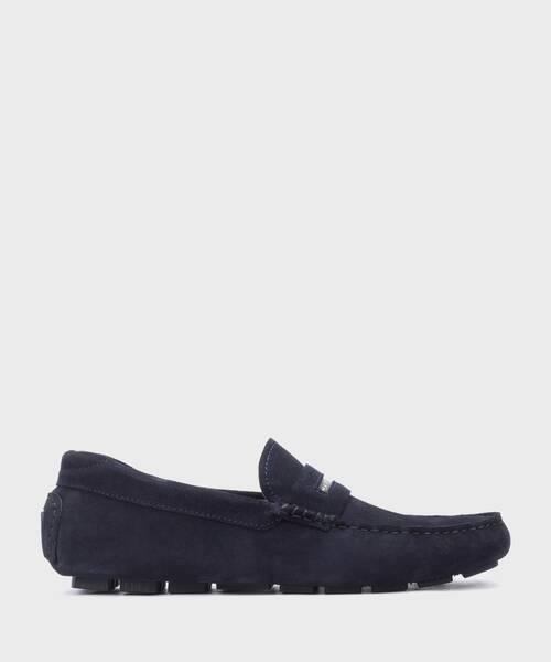 Slip on Loafers | ATLANTIC 1655-2821X | DARKBLUE | Martinelli