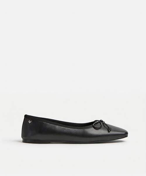 Women studded ballerina flats , COLETTE S053 , COLETTE S053-B635PY , BLACK