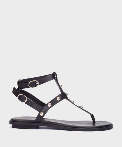 Flat Sandals | MAZZINI 1535-B158E | BLACK | Martinelli