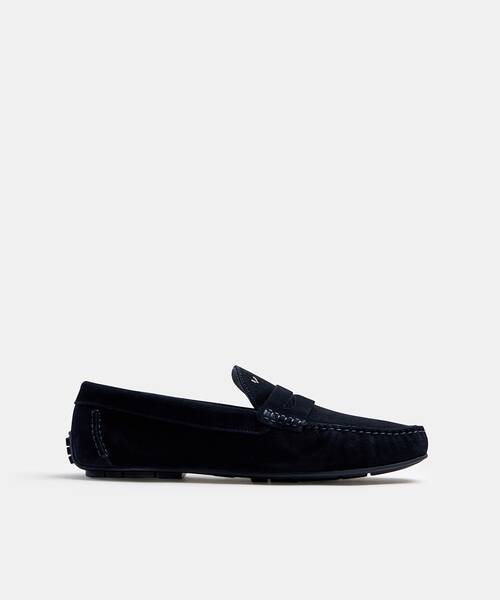 Men loafers , PACIFIC 1411 , PACIFIC 1411-2496X , DARKBLUE