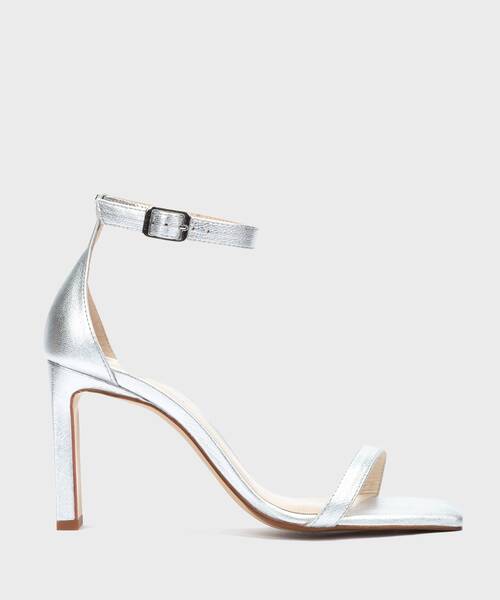 Heeled Sandals | EMANUELE 1543-A584S | PLATA | Martinelli