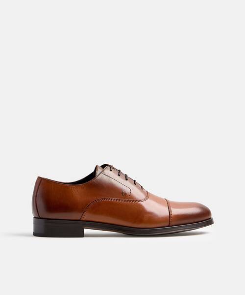 Men lace-up blucher shoes , EMPIRE 1492 , EMPIRE 1492-2631Z , BRANDY