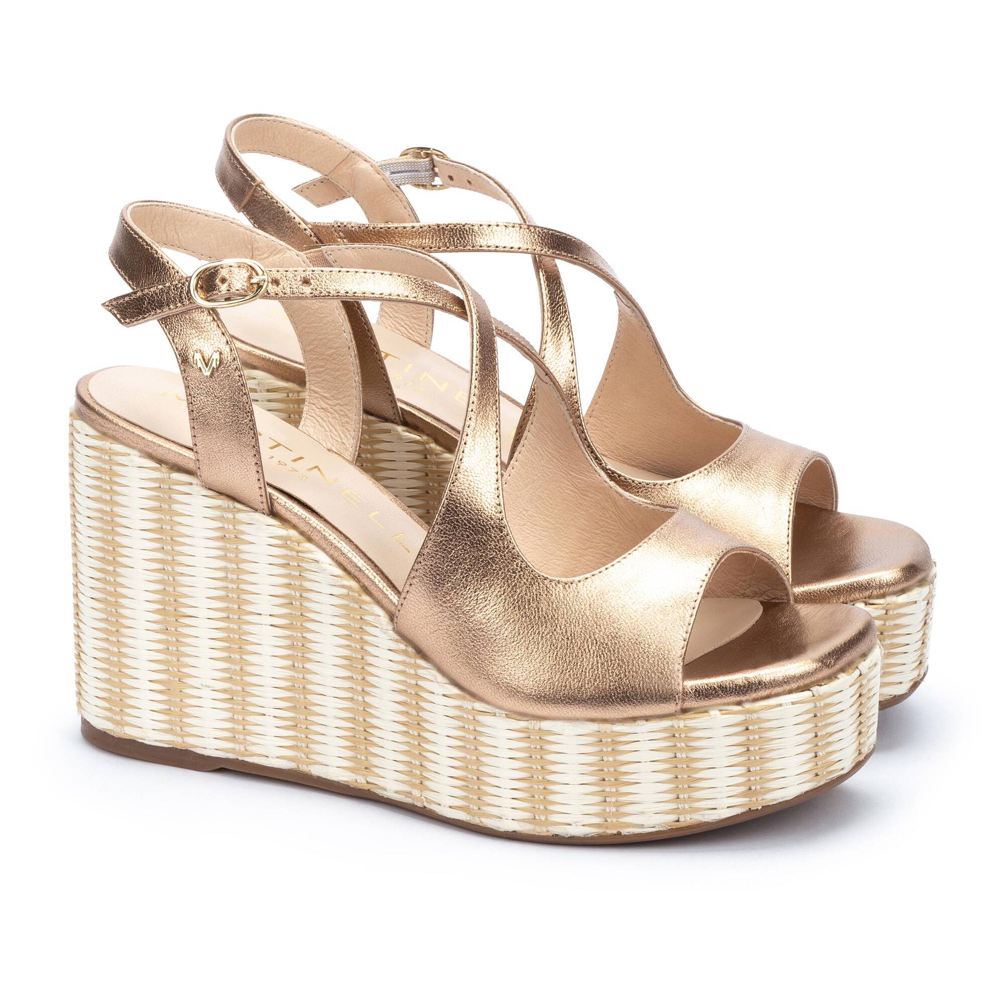 Wedges | KRISTEN 1651-B026S, SALMON, large image number 20-1651-B026S_709_Martinelli_KRISTEN_SALMON_full.jpg | null