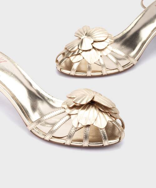 Sandalen met hak | NERI S033-B601LY | GOLD | Martinelli