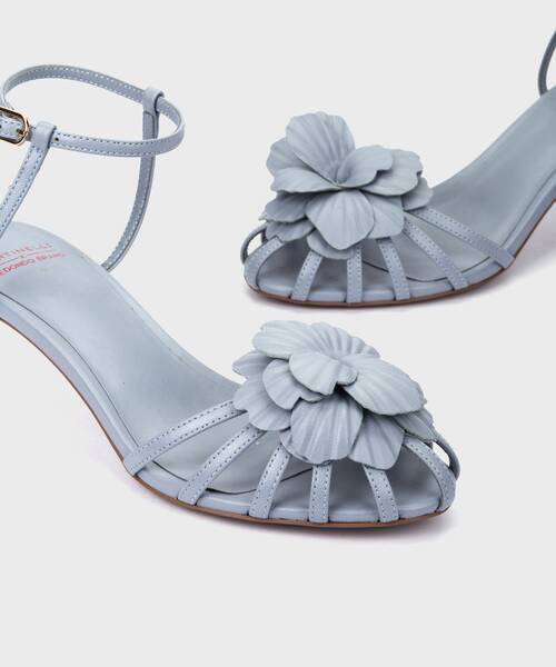 Sandalen met hak | NERI S033-B601PY | AZULPASTEL | Martinelli