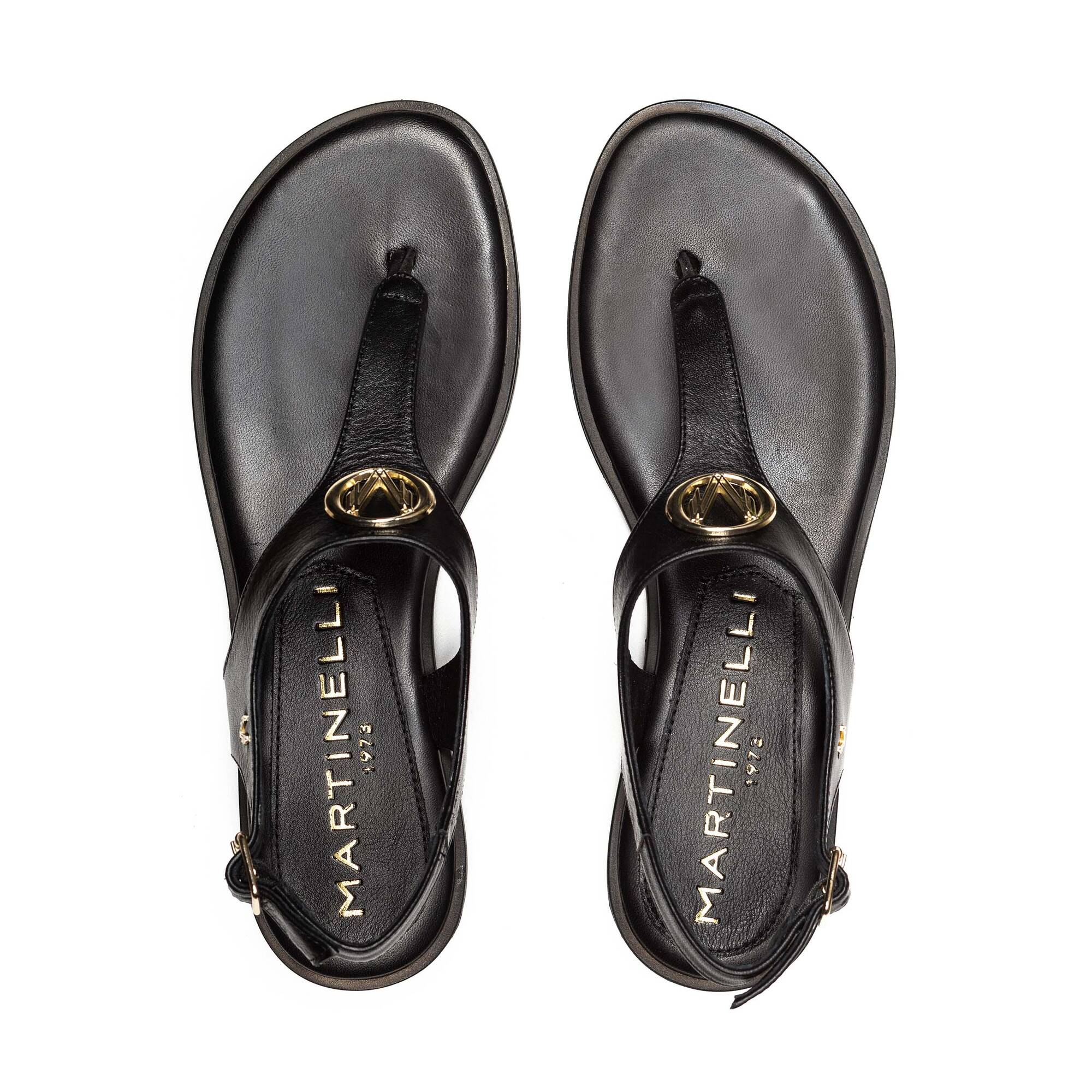 Sandalias planas | MAZZINI 1535-B006Z, BLACK, large image number 100-1535-B006Z_000_Martinelli_MAZZINI_BLACK_full.jpg | null