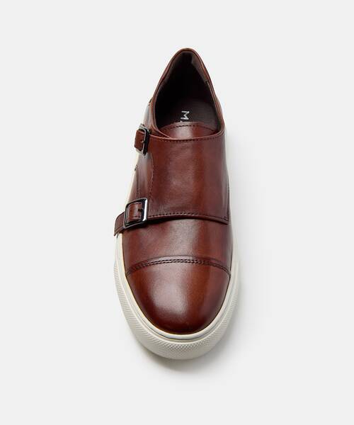 Men elegant sneakers , HASTINGS 1738 , HASTINGS 1738-2957L , CAFE