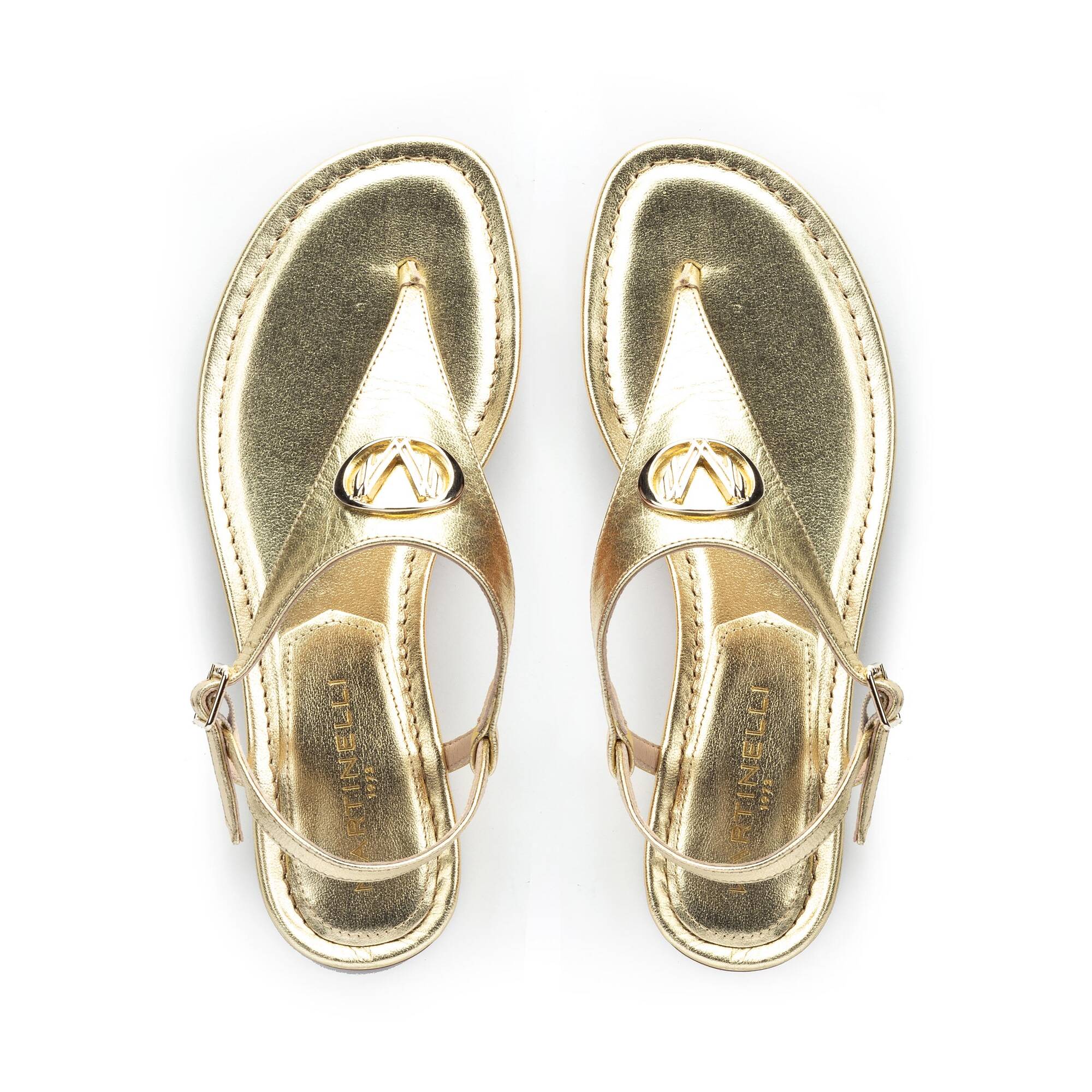 Sandalias planas | ELYSEES 1561-A306S, PLATINO, large image number 100-1561-A306S_796_Martinelli_ELYSEES_PLATINO_full.jpg | null