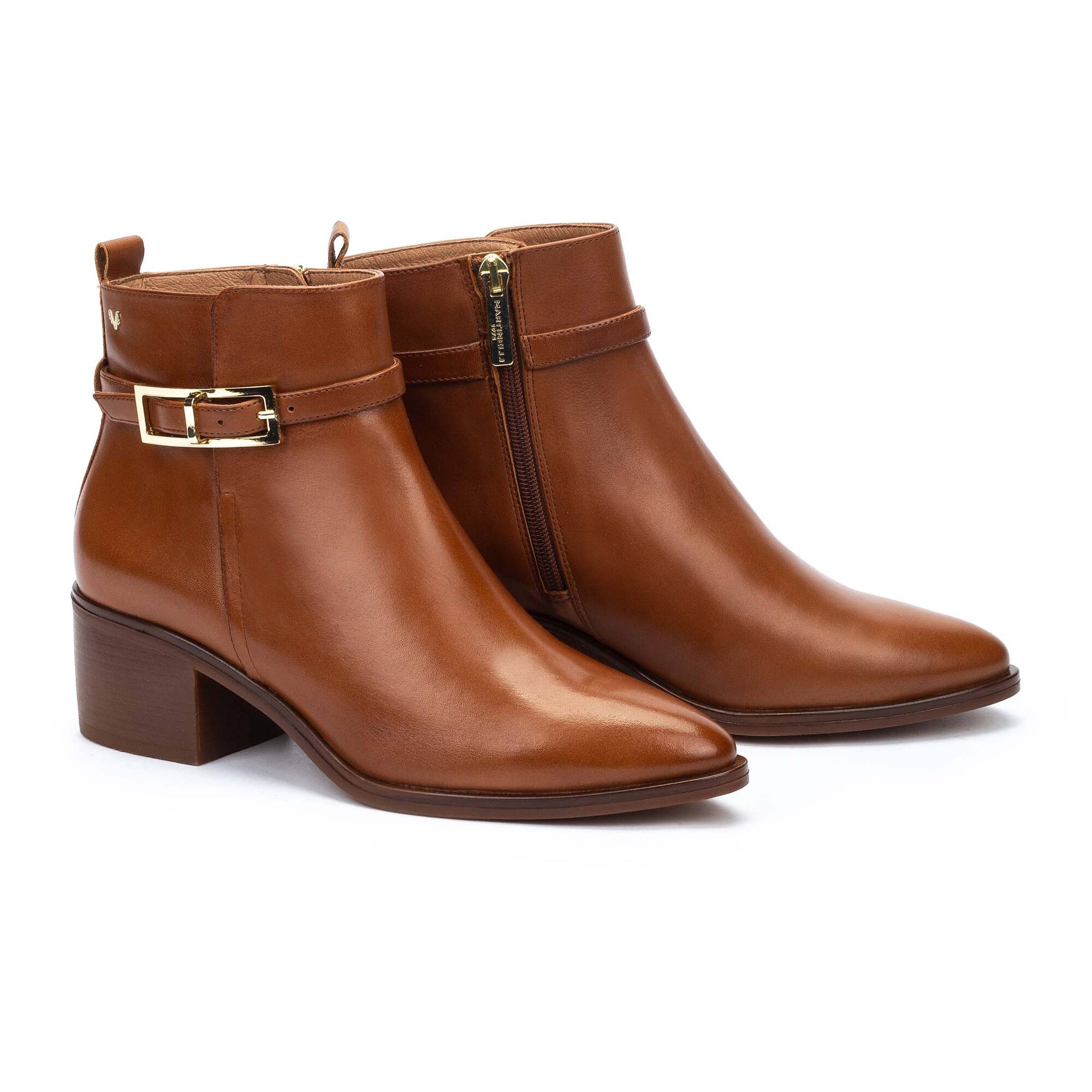 Heeled Ankle Boots | ZINNIA 1603-A923C, CUERO, large image number 100-1603-A923C_202_Martinelli_ZINNIA_CUERO_full.jpg | null