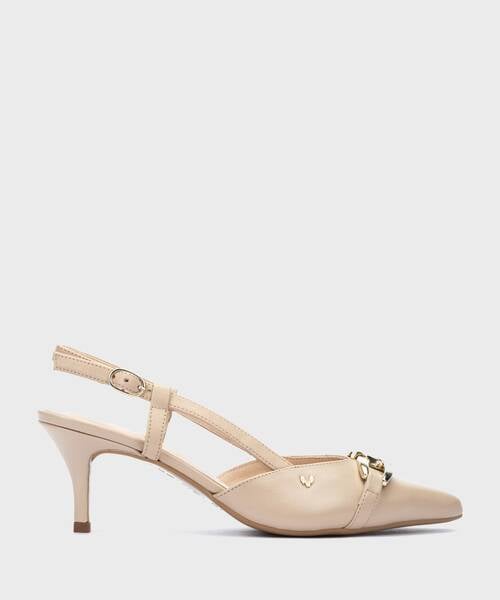 Heels | FONTAINE 1490-A976Z | STONE | Martinelli