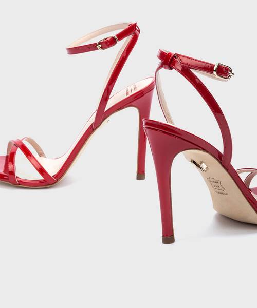 Heeled Sandals | LOREN 1670-B045H | ROJO | Martinelli