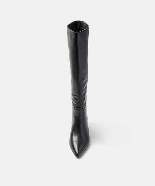 Women leather boots , CATARINA S063 , CATARINA S063-B682KY , BLACK