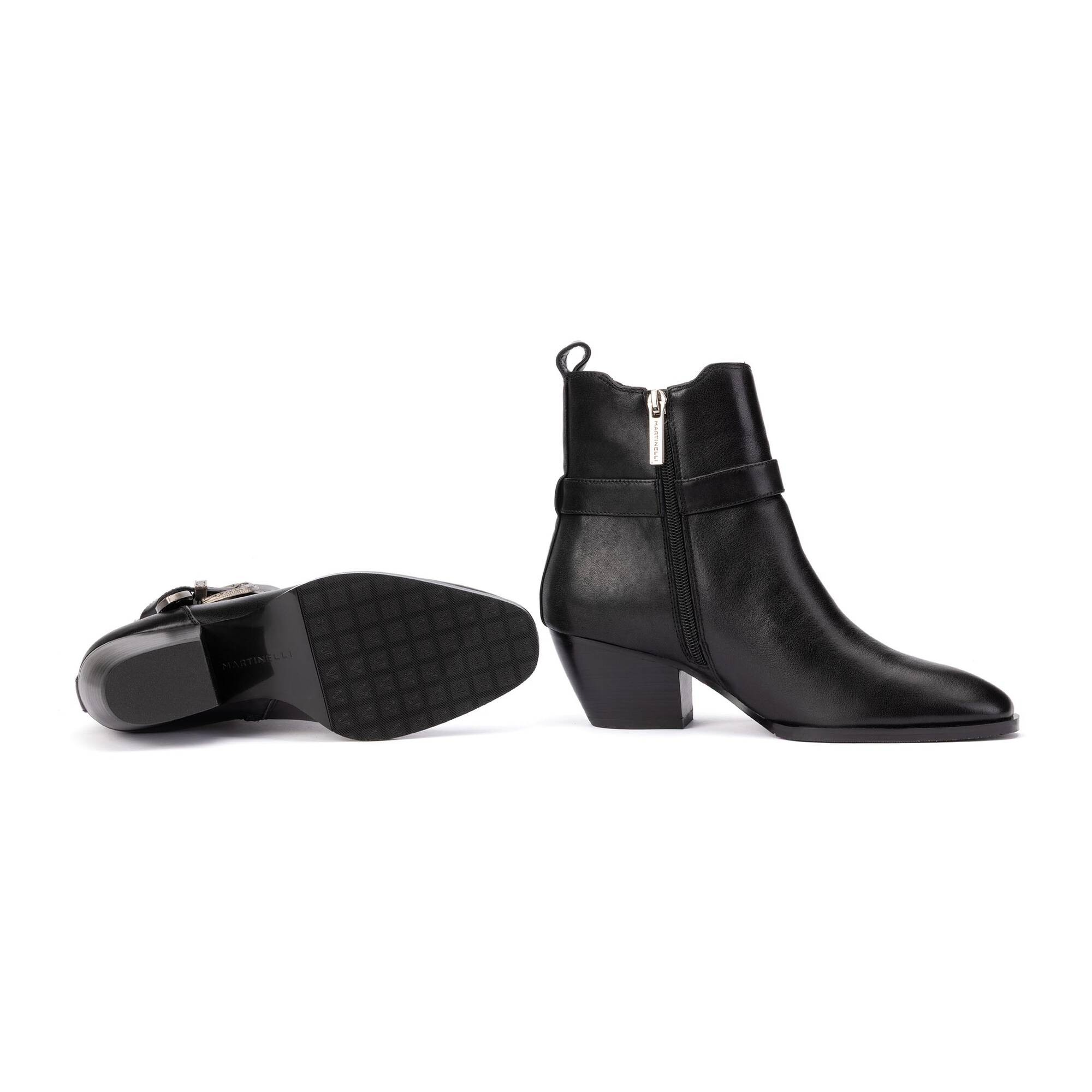 Heeled Ankle Boots | JEANNE S064-B685KY, BLACK, large image number 70-S064-B685KY_000_Martinelli_JEANNE_BLACK_full.jpg | null