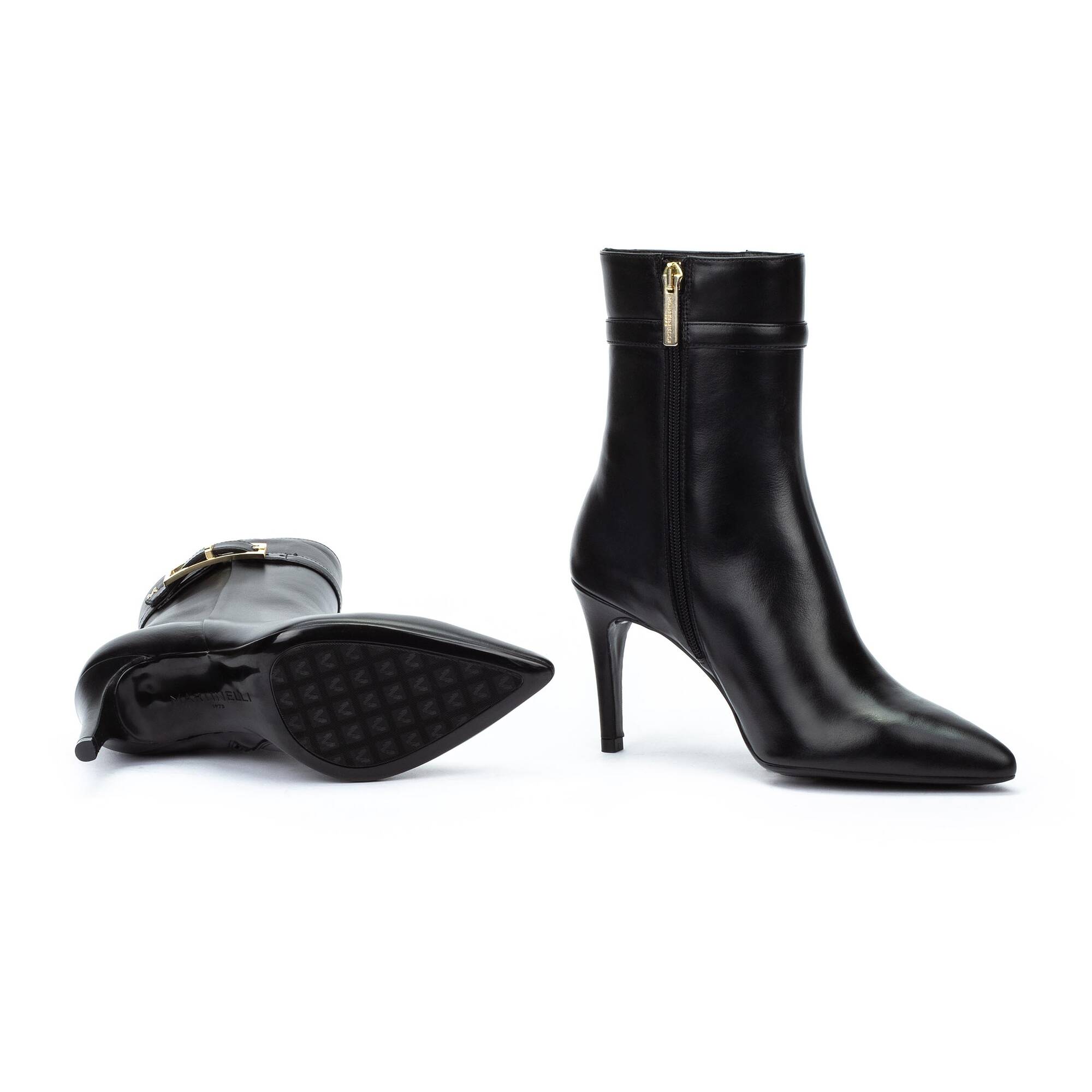 Heeled Ankle Boots | THELMA 1489-B178K, BLACK, large image number 70-1489-B178K_000_Martinelli_THELMA_BLACK_full.jpg | null