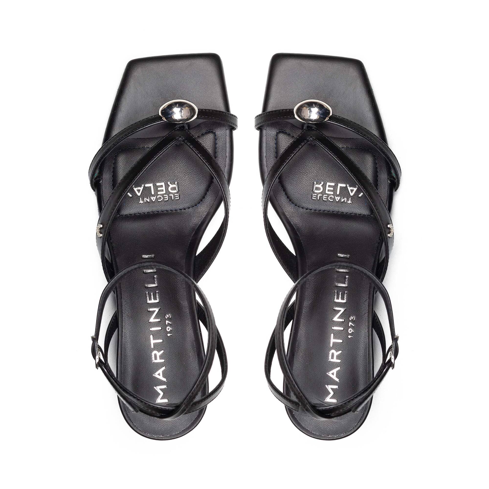 Sandalias con tac&oacute;n | BORROMEI S032-B590K, BLACK, large image number 100-S032-B590K_000_Martinelli_BORROMEI_BLACK_full.jpg | null