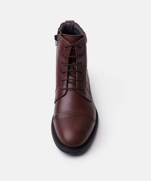 Men leather ankle boots , ALBANY C020 , ALBANY C020-2908C , OLMO