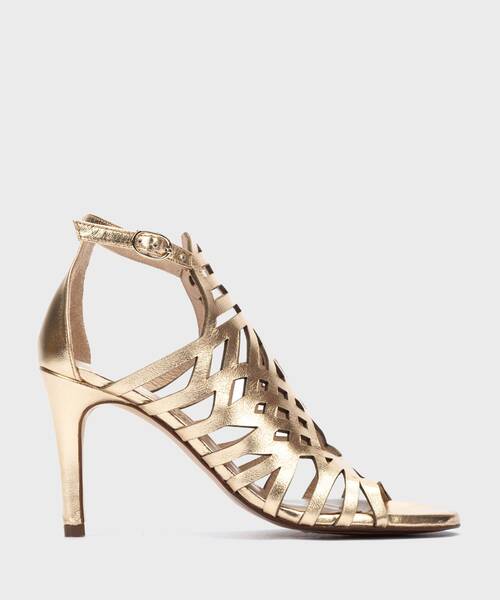 Heeled Sandals | JULIA 1637-A956S | GOLD | Martinelli