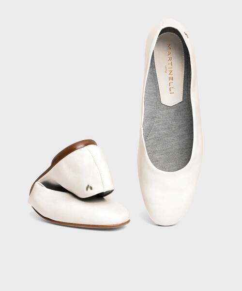 Ballet flats | AMAZONAS 1575-A516Z | OFF WHITE | Martinelli