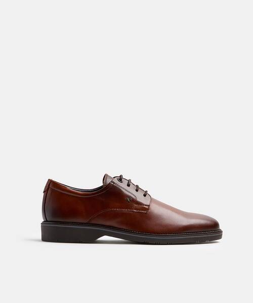 Men leather lace-up shoes , WATFORD 1689 , WATFORD 1689-2889ZB , CUERO