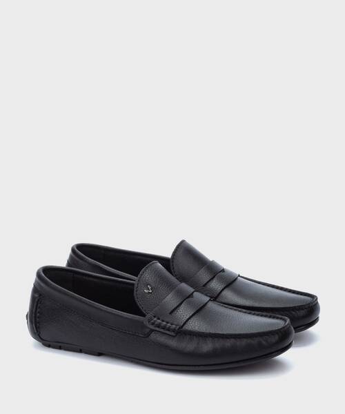 Slip on Loafers | PACIFIC 1411-2496DYM | BLACK | Martinelli