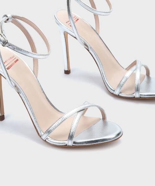 Heeled Sandals | LOREN 1670-B045S | PLATA | Martinelli