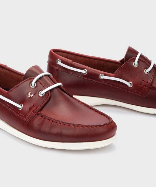 Boat shoes | HARRISON 1560-2576BY1 | RED | Martinelli