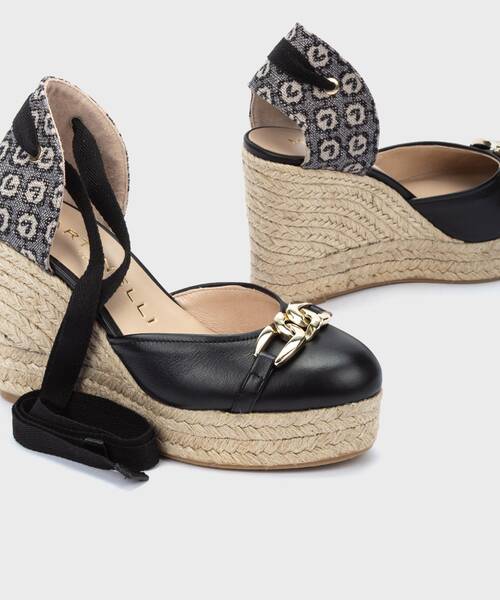 Wedges | SAVONA 1713-B261Z | BLACK | Martinelli