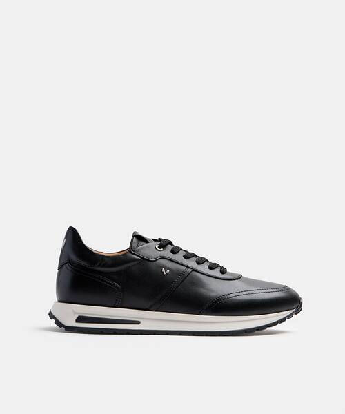 Men elegant sneaker , HANBURY 1741 , HANBURY 1741-2930E , BLACK